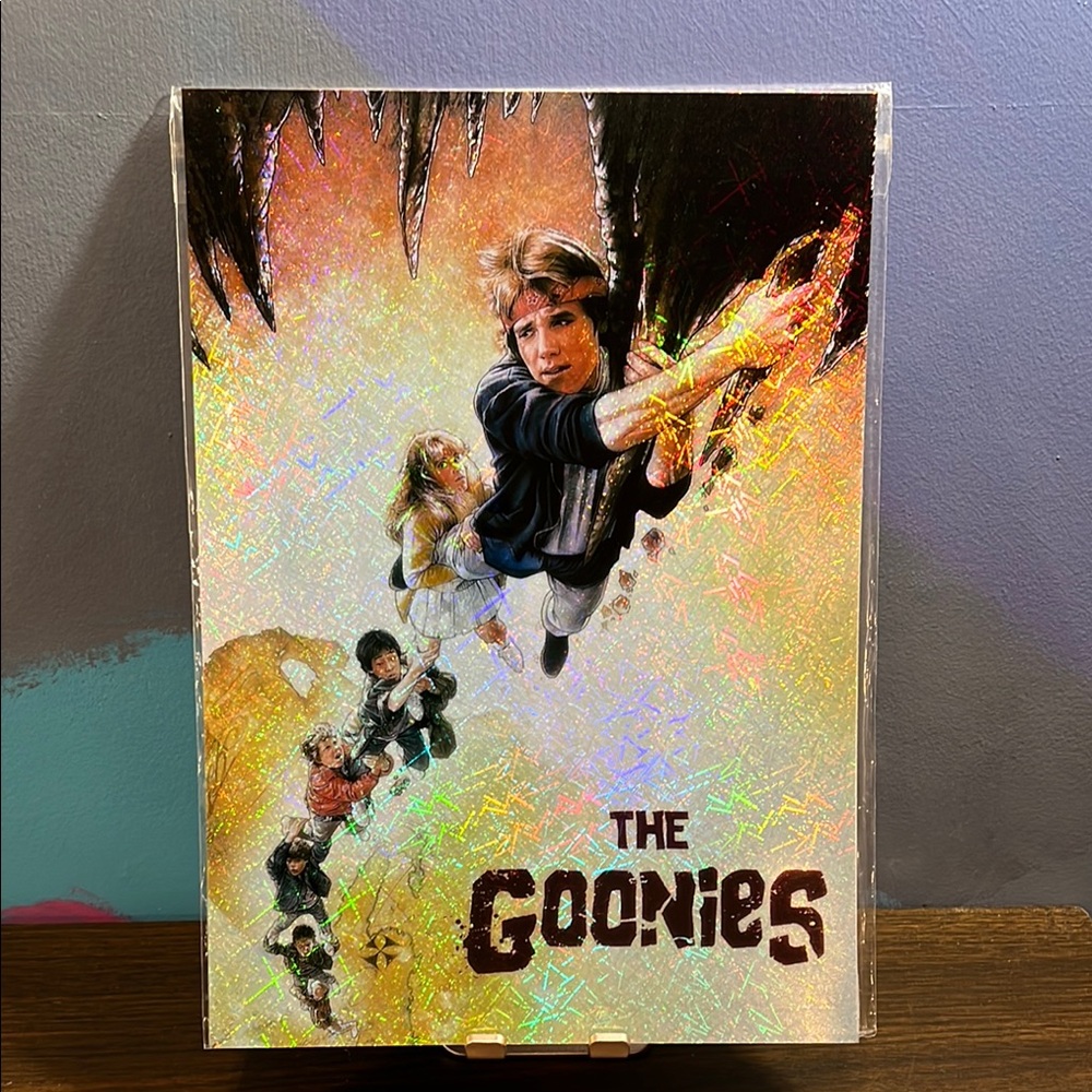 RARE The Goonies Holographic Wall Art Poster – (8 5/16" x 12")